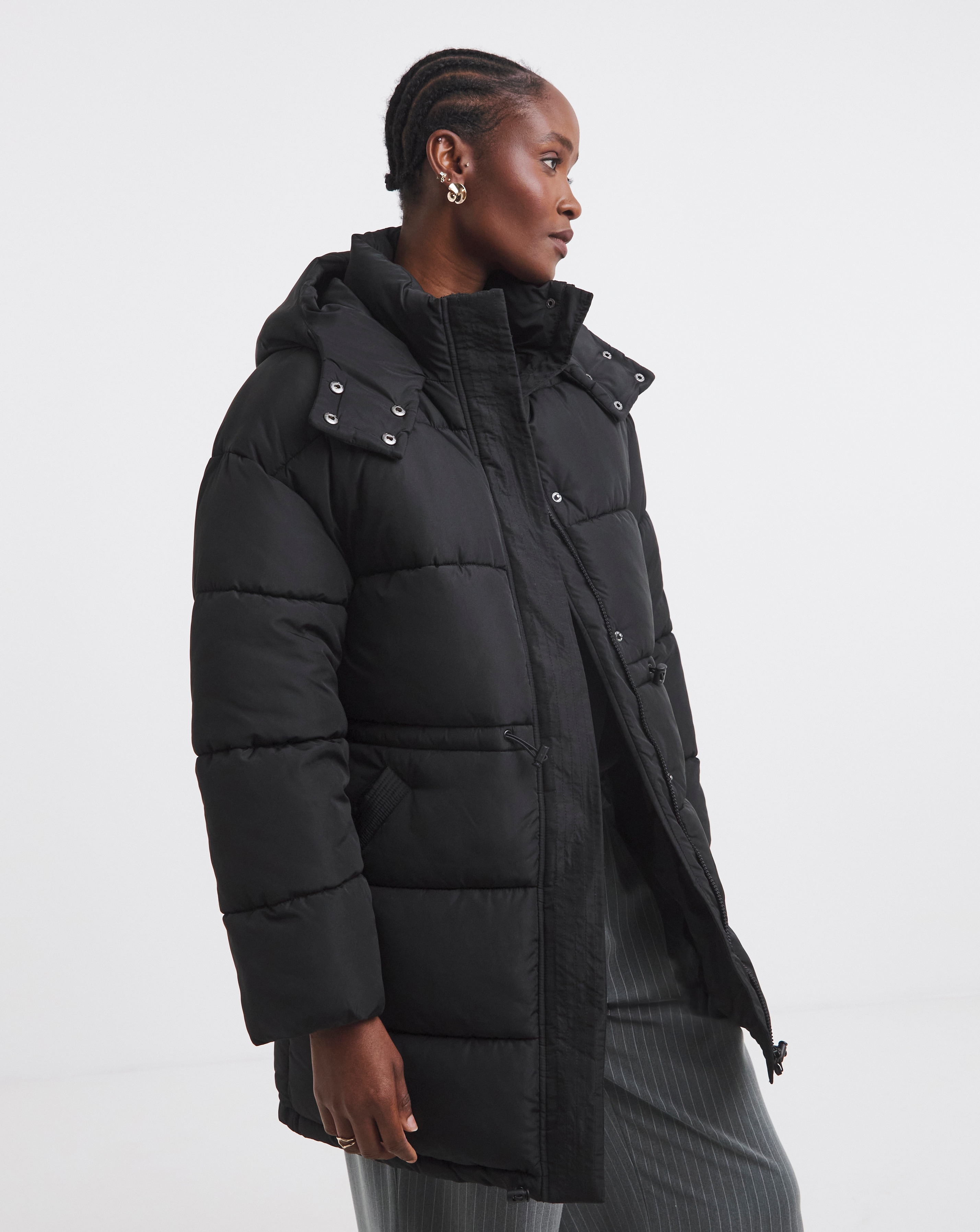 simply complicated urban padded parka 【公式通販】