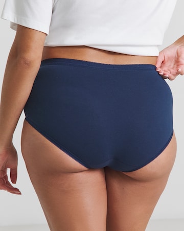 Sloggi (3 Pack) Basic Midi Knickers Navy Multi
