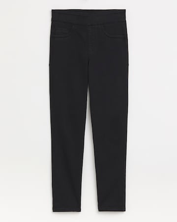Black Stretch Slim Pull On Jeggings