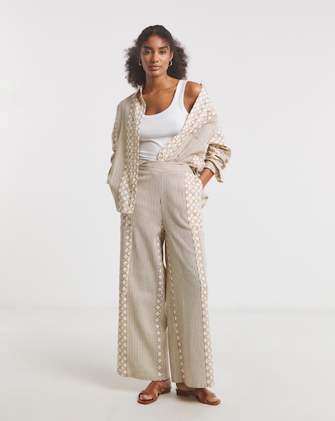 Native Youth Contrast Jacquard Trouser
