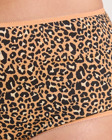 Pretty Secrets (7 Pack) Cotton Full Fit Knickers Animal Print