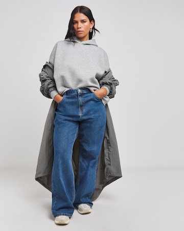 Grey Marl Luxe Modal Hoodie