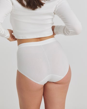 Sloggi 2 Pack Cotton Double Comfort Maxi Knickers White
