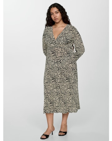 Mango Colombia V-Neck Dress
