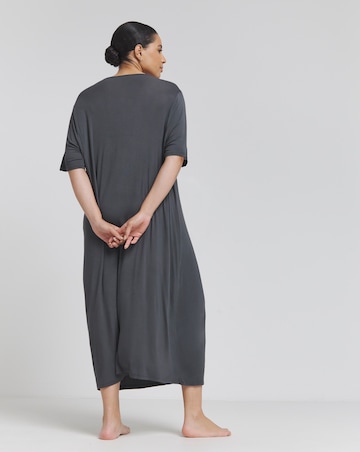 Pretty Secrets Viscose Maxi Short Sleeve Nightie Length 48 Inches