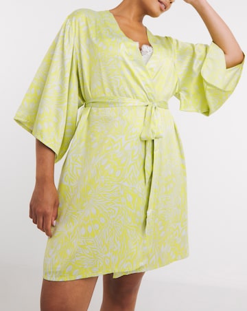 Satin Kimono Robe