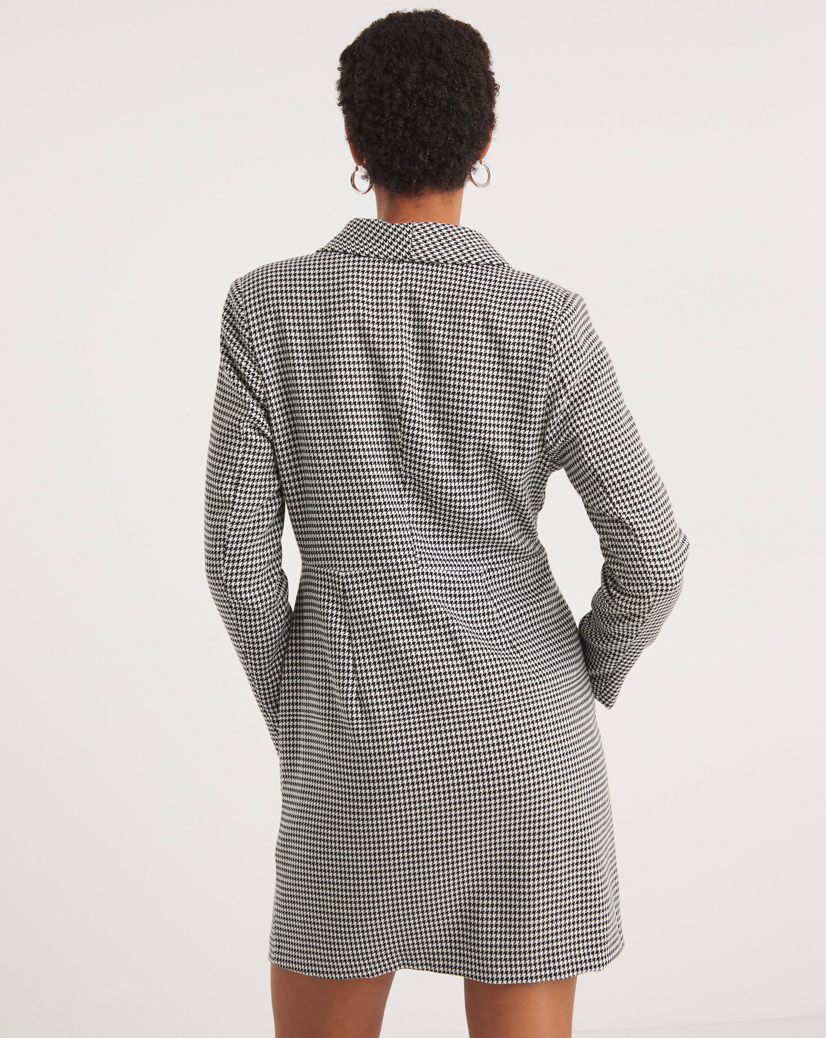 Check Twist Blazer Dress Simply Be
