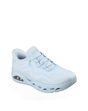 Skechers Light Blue Uno Glide-Step Air Glider Trainers - Standard Fit (D)