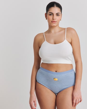 Pretty Secrets (7 Pack) Cotton Full Fit Knickers Fruits