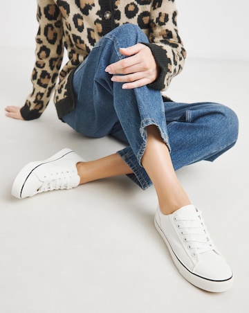 Ryder Lace Up Canvas Trainer - Standard Fit (D)