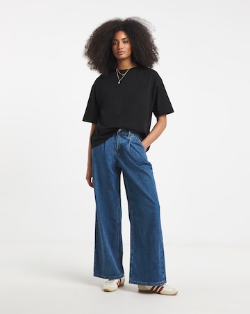 Black Pure Cotton Crew Neck T-Shirt