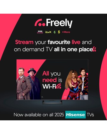 Hisense 32A5QTUK 32in Full HD QLED Smart TV with Freely