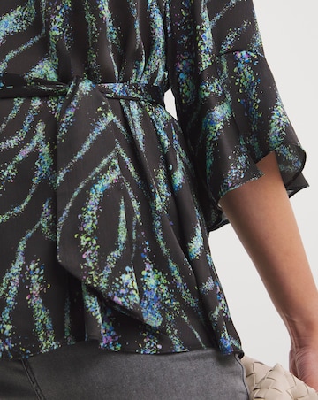 Joanna Hope Tie Neck Blouse