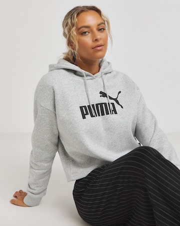PUMA Essentials Cropped Logo Hoodie