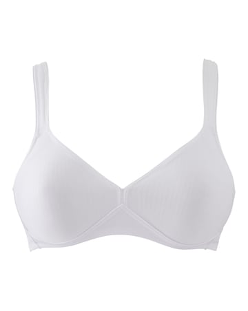 Triumph Modern Soft Cotton Non Wired Bra White