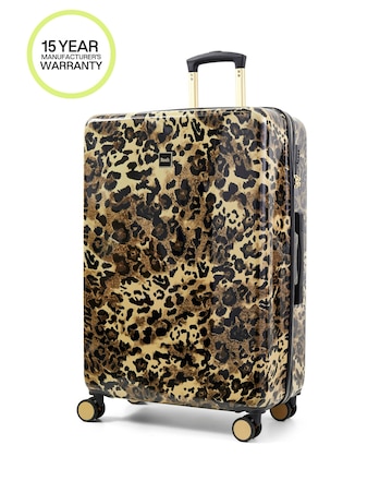 Rock Savannah Leopard Large Suitcase