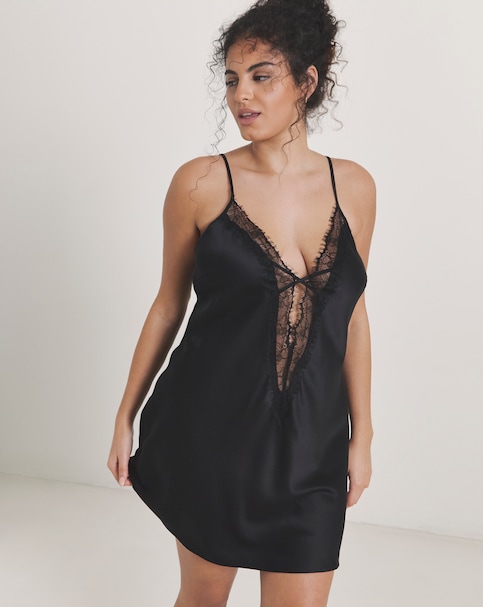 Ann Summers Cherryann Chemise - Black