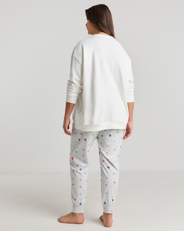 Stitch Sweatshirt Pyjama Set