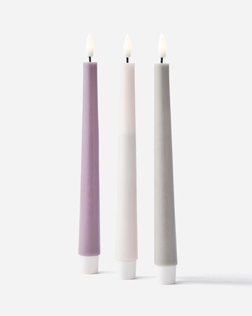 Pastel Taper LED Candles
