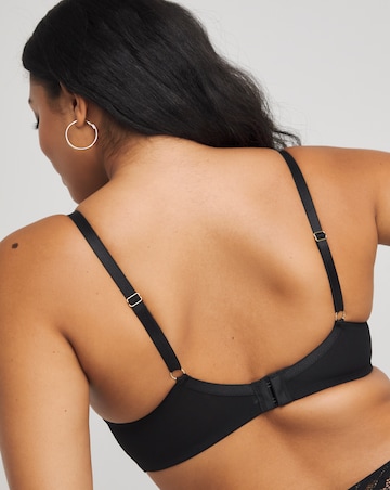 Simply Be Sexy Zebra Lace Underwire Quarter Padded Balcony Bra B-F
