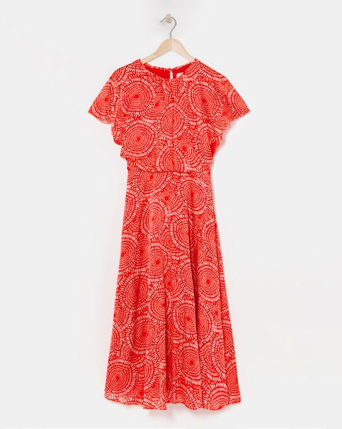 Joanna Hope Blouson Split Sleeve Dress