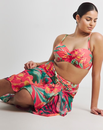 MAGISCULPT Tropical Print Midi Sarong