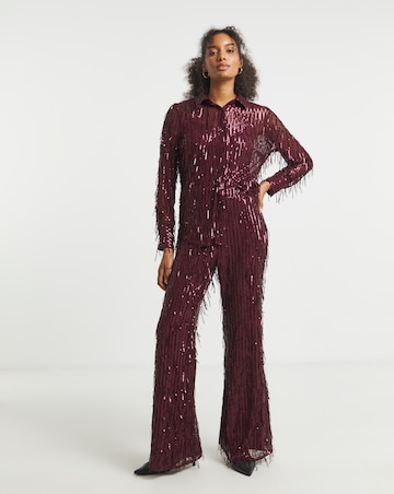 Joanna Hope Sequin Trousers