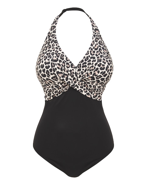 Figleaves Tailor Underwired Swimsuit Longer Length