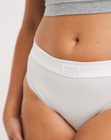 Sloggi 2Pack Double Comfort Cotton Tai Knickers White