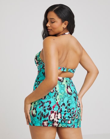 Magisculpt Sculpt Ruched Bandeau Tummy Control Swimdress