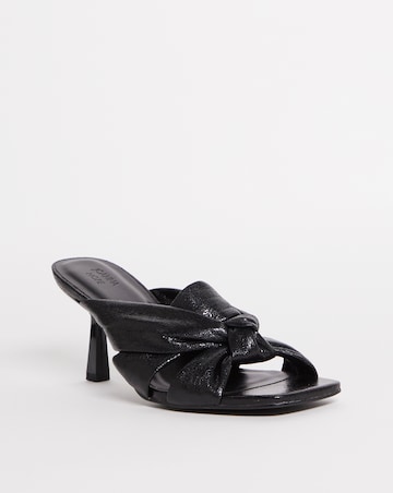 Joanna Hope Crossover Vamp Sandal Mule - Wide Fit (E)