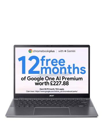 Acer Chromebook Plus 514 - 14in UHD Intel Core i3 8GB 256GB