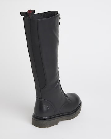 Heavenly Feet Avalon Knee High Boots Standard to Curvy Calf Wide Fit