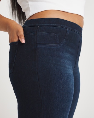 Spanx Medium Control Jean-ish Ankle Leggings Twilight