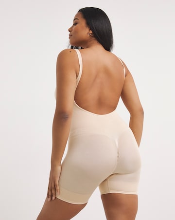 MAGIC Bodyfashion Medium Control Low Back Bodysuit Latte