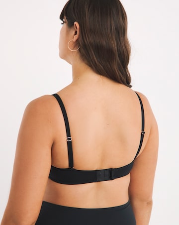 Figleaves Smoothing Multiway Balcony Bra (B-GG) Black