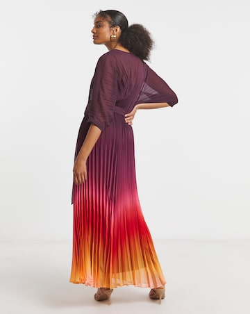 Joanna Hope Ombre Pleated Dress