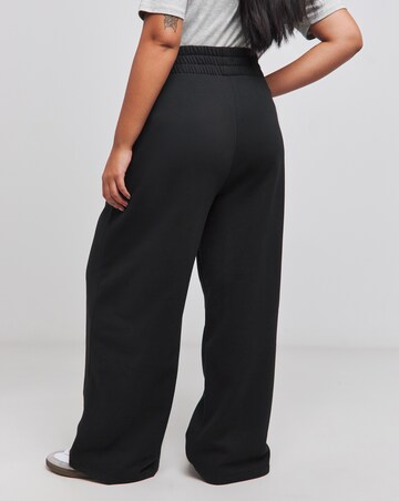 Black V Waistband Joggers