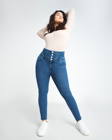 Skinny Highwaisted Corset Jeans