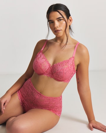 Pretty Secrets (2 Pack) Daisy Lace Full Cup Bras (B-G)