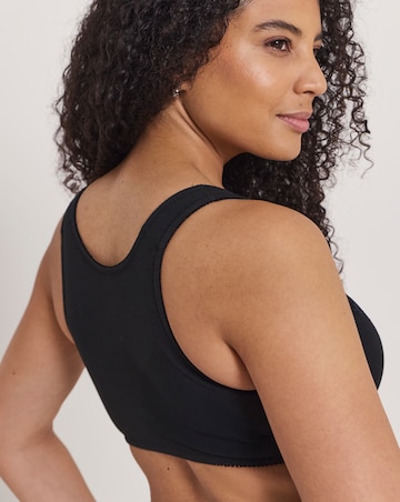 Pretty Secrets (2 Pack) New Sarah Front Fastening Cotton Non Wired Full Cup Bras