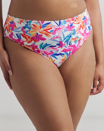 Elomi Savaneta Mid Rise Bikini Brief White