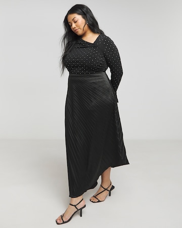 Joanna Hope Jersey Top With Studs