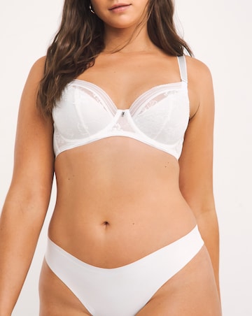 Fantasie Fusion Lace Plunge Wired Bra White