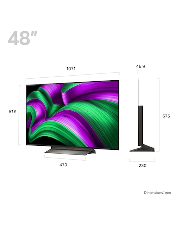 LG OLED48C56LB 48in OLED evo AI 4K Smart TV