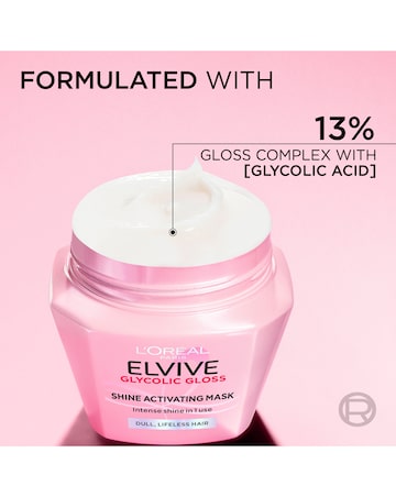 LOreal Paris Elvive Glycolic Gloss Core Diamond Mask 300ml