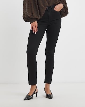 Super Stretch Premium Denim Black Slim Jeans