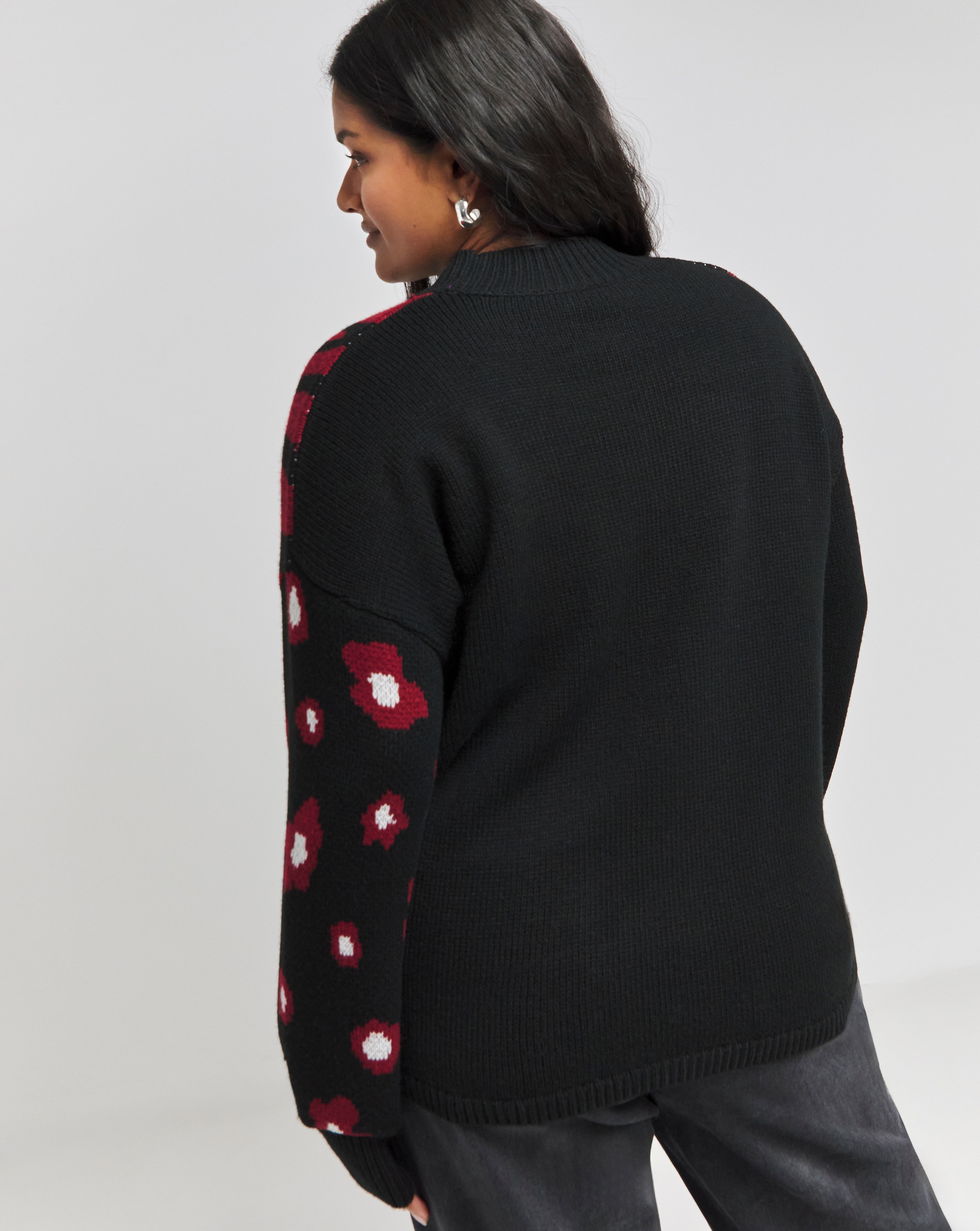 Joe Browns Mix Print Animal Jumper | Simply Be