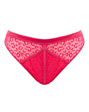 Figleaves Pimlico Thong - Red Leopard