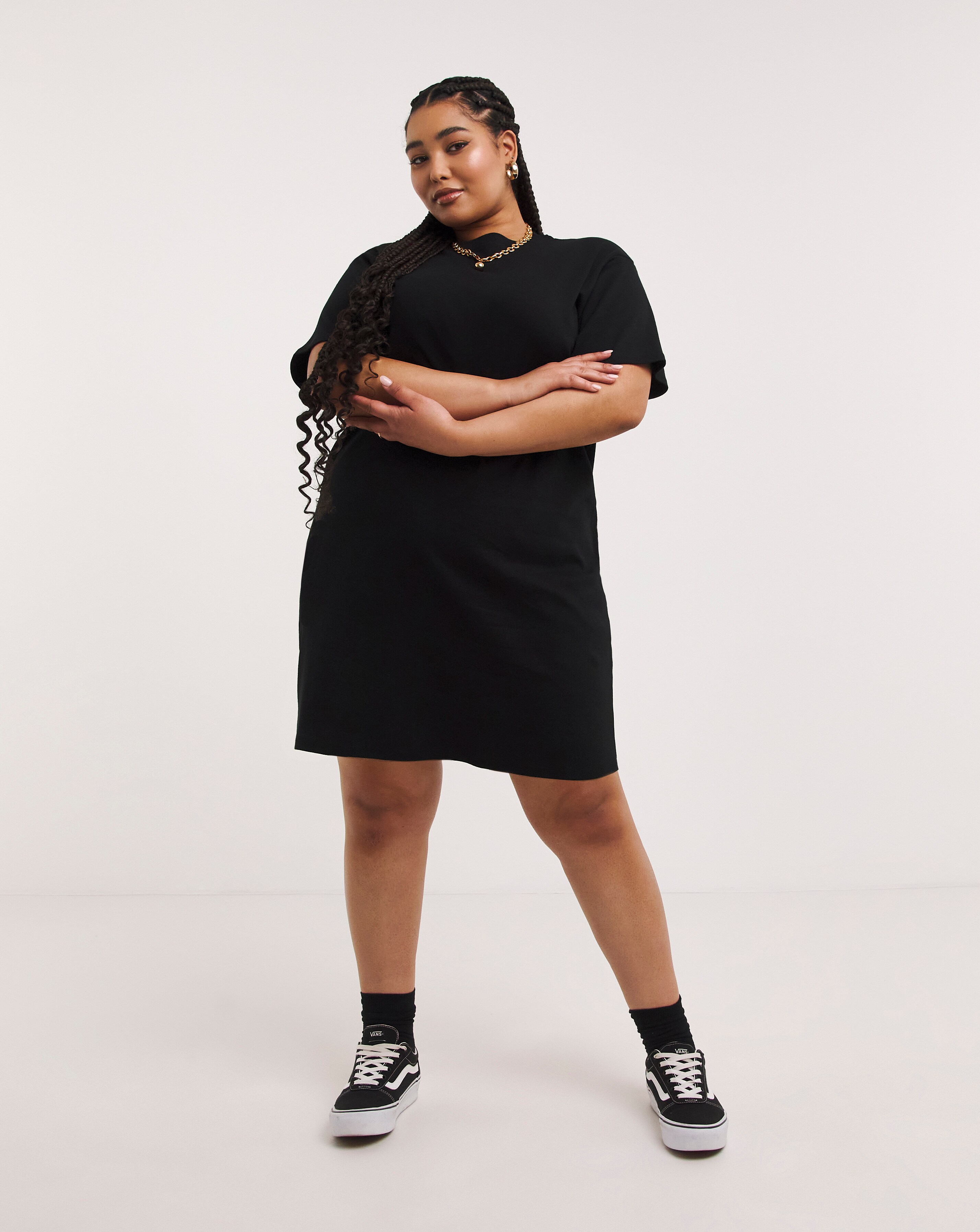 Black T Shirt Dress Simply Be